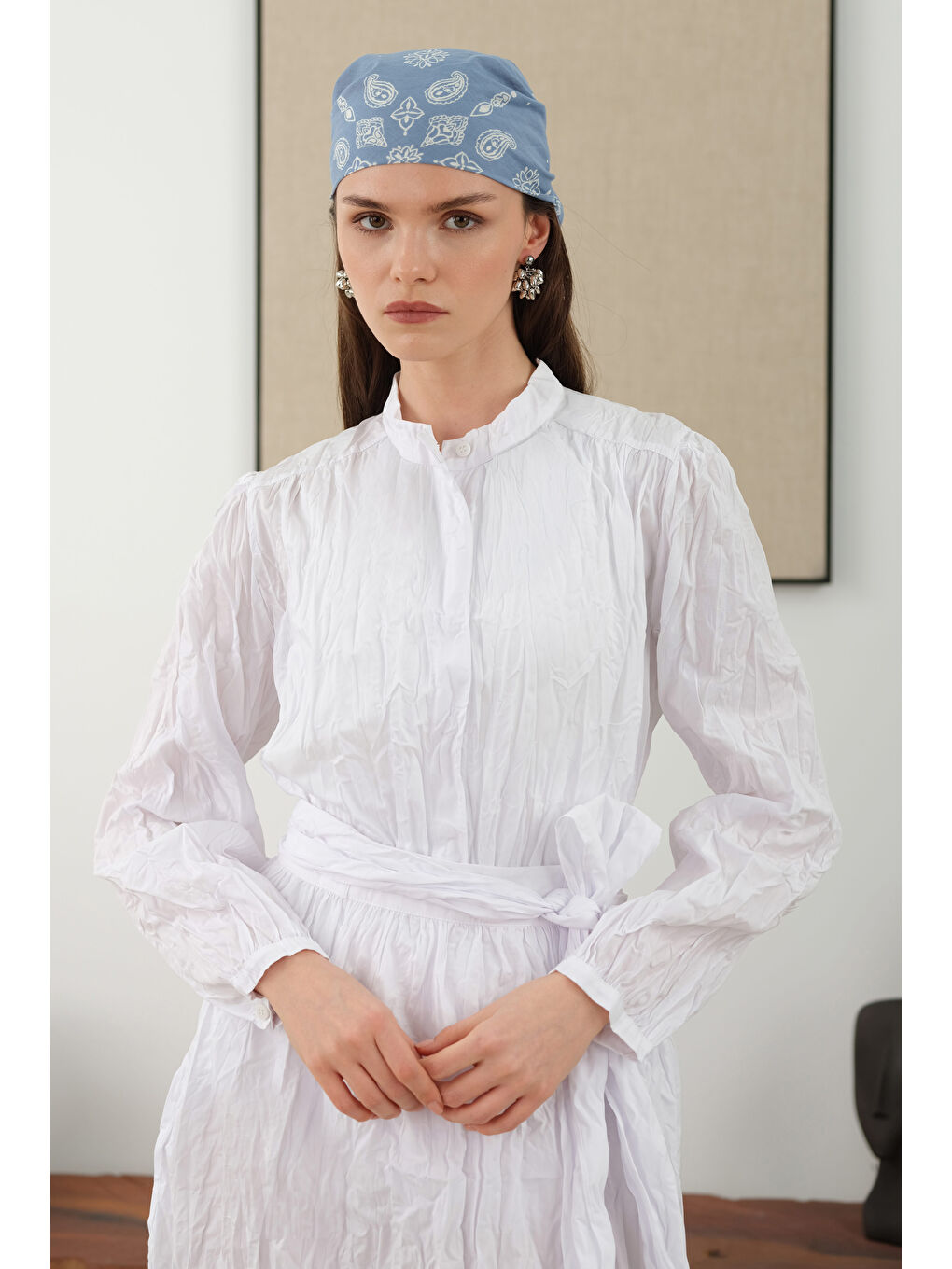 Kraşlı Takım Beyaz-1