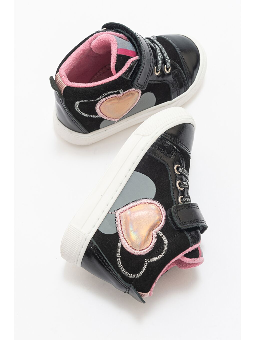 Kız Çocuk Siyah Hakiki Deri Suya Dayanıklı Anatomik Günlük Bot-3