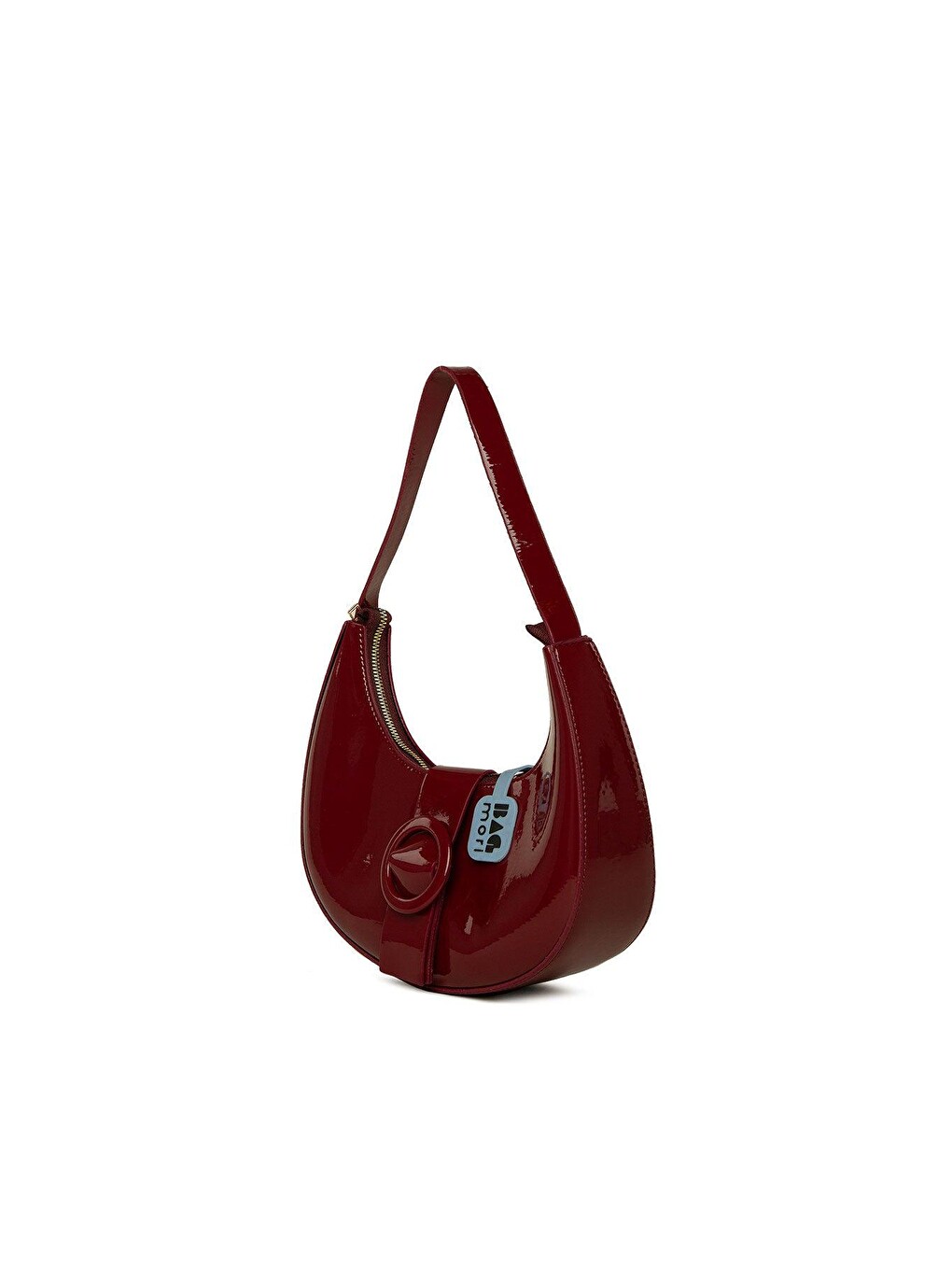 Bordo Oval Aksesuarlı Oval Rugan Baget-1