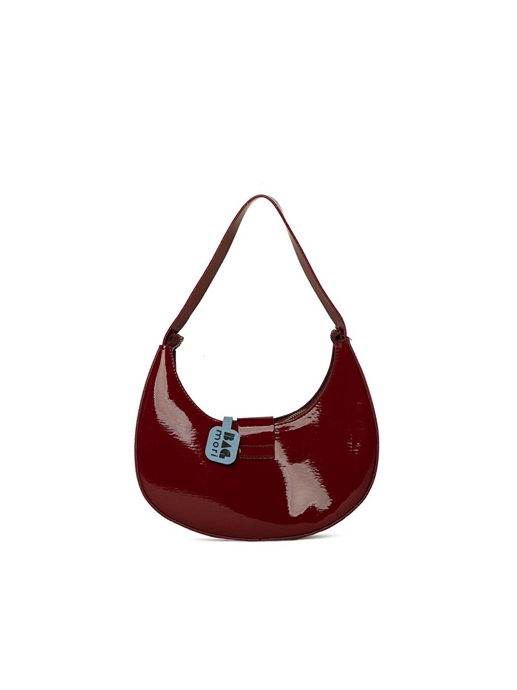 Bordo Oval Aksesuarlı Oval Rugan Baget-2