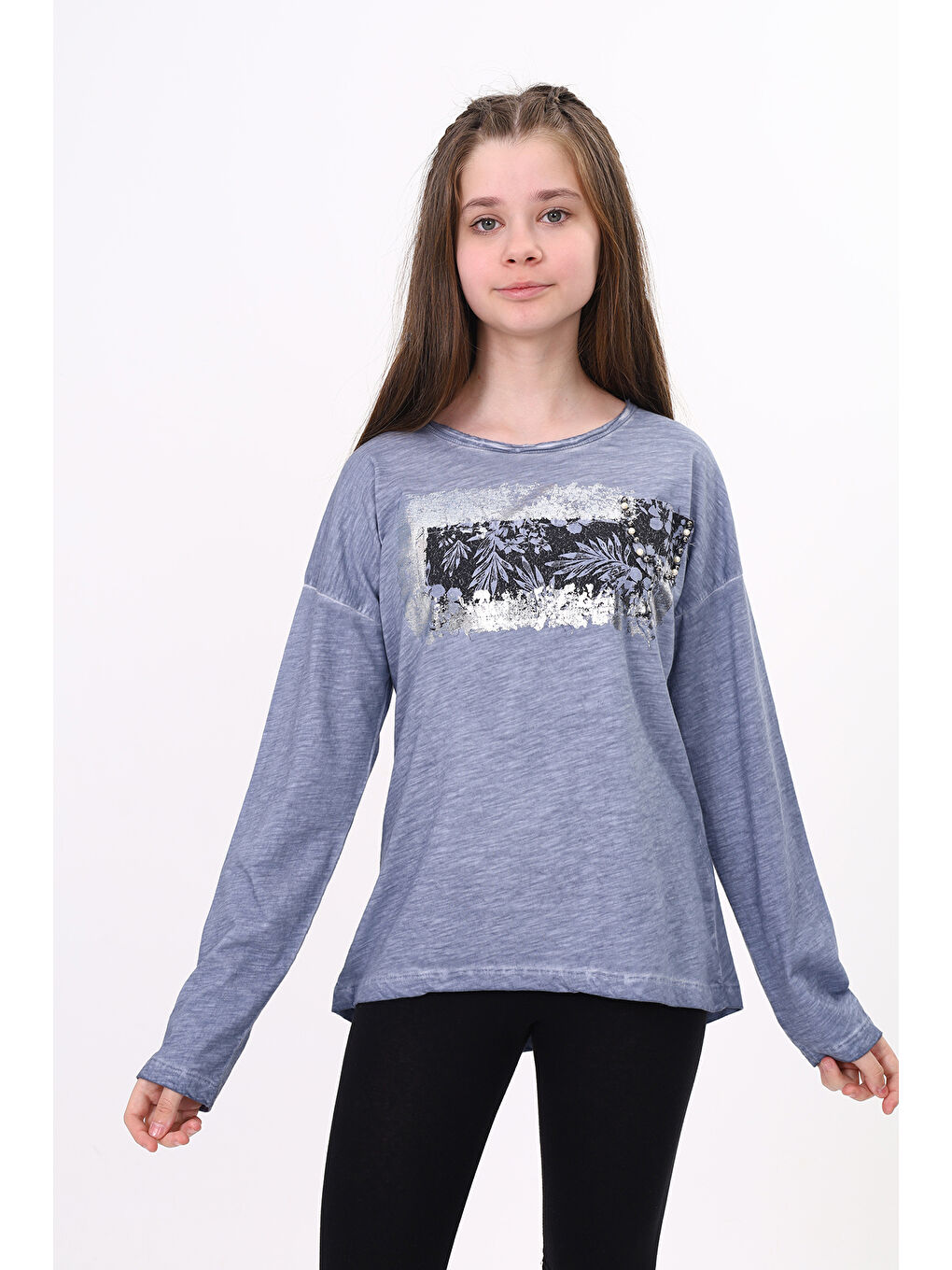 Toontoykids Füme Kız Çocuk  Sweatshırt