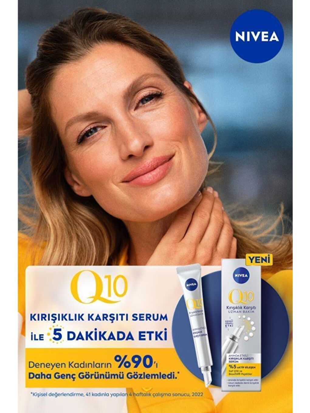 NIVEA Şeffaf Q10 Kırışıklık Karşıtı Cilt Serumu 15 ml, %5 Saf Q10 Ile Yaşlanma Karşıtı Etki - 1