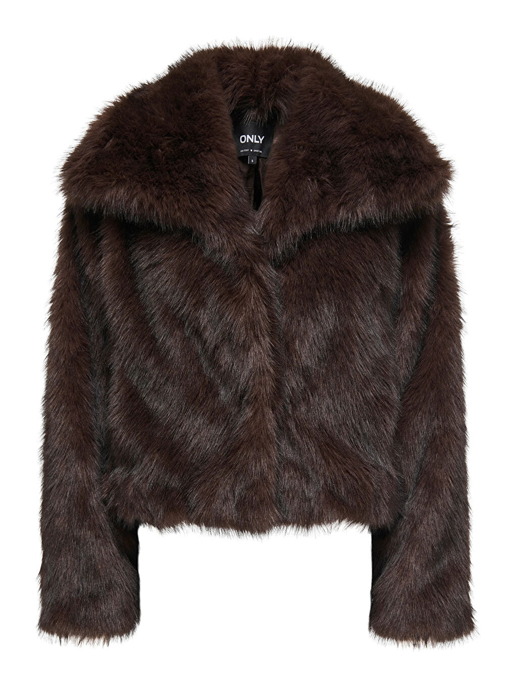 Kahverengi Onldawn Regular Fit Yumuşak Tüylü Mont 15348977