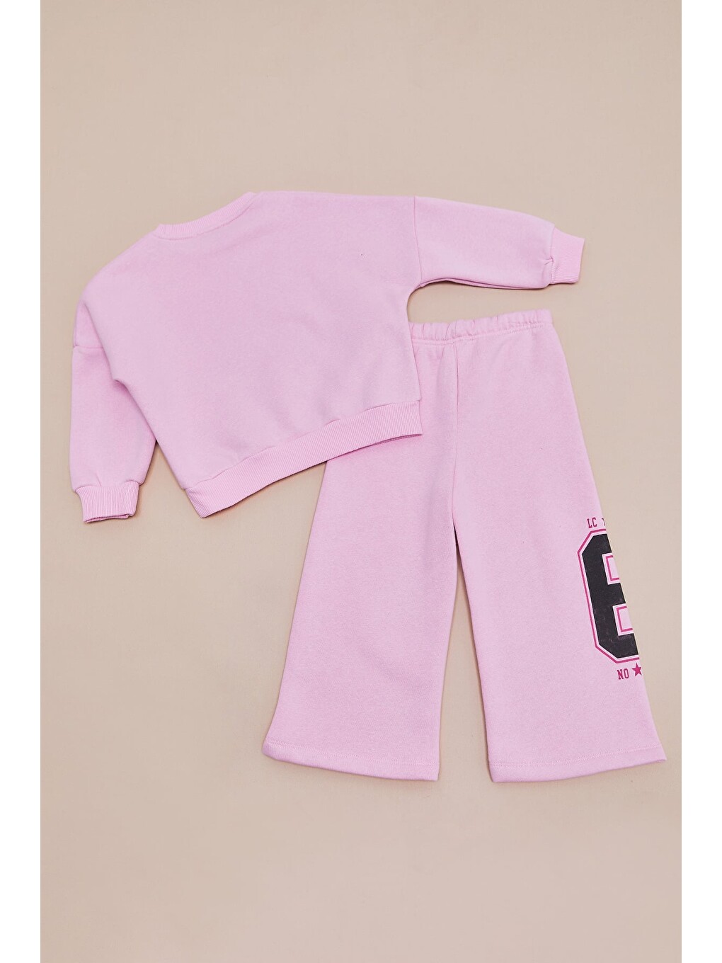 Pembe 3 İplik 86 Baskılı Kız Çocuk 2 Li Takım-3
