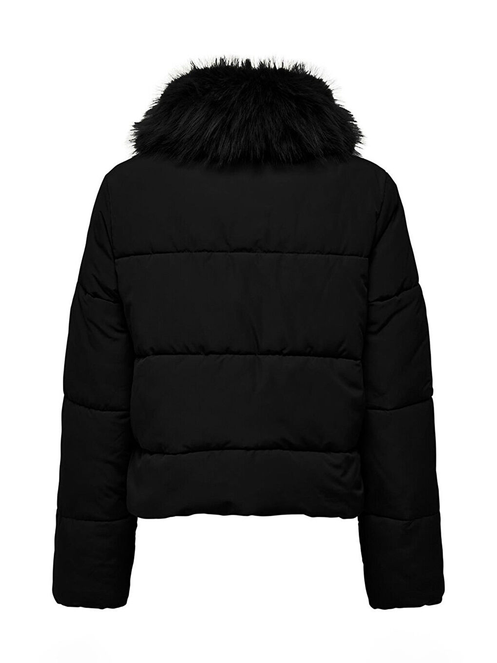 Siyah Onlmaggi Regular Fit Tüy Detaylı Klasik Yaka Mont 15322000-1