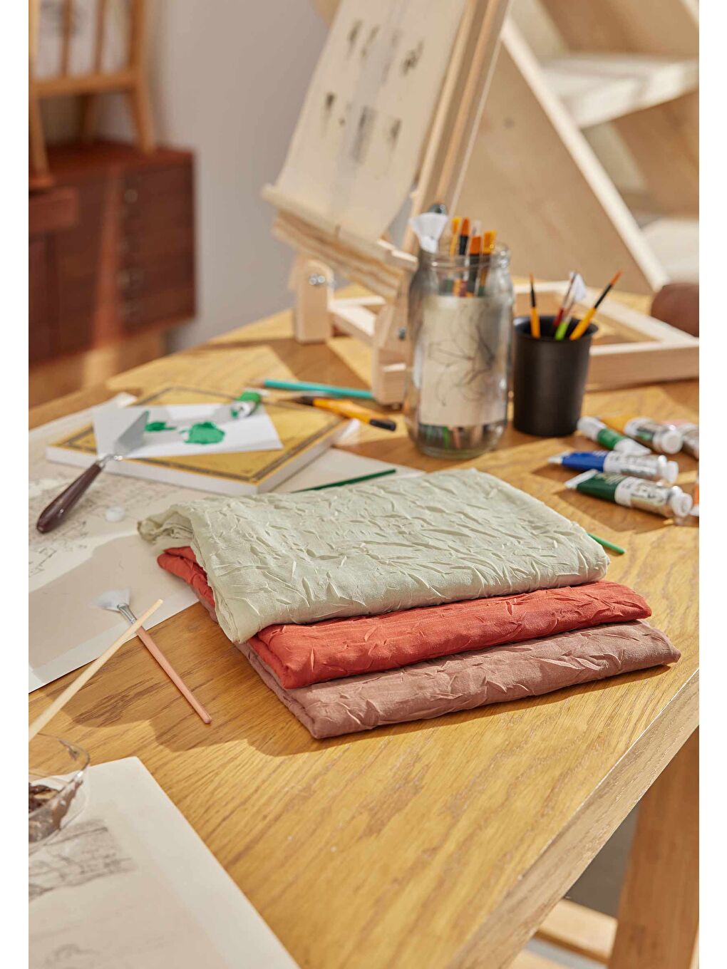 Turuncu Bambu Şal Bakır