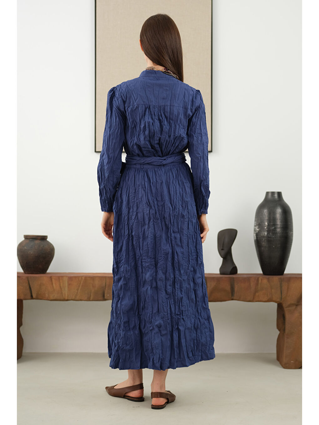 Kraşlı Takım Koyu Jean Mavi-2