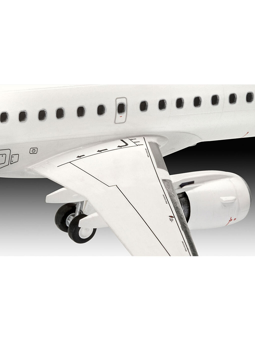 Revell Renksiz Maket Embraer 190 Lufthansa 03883 - 1