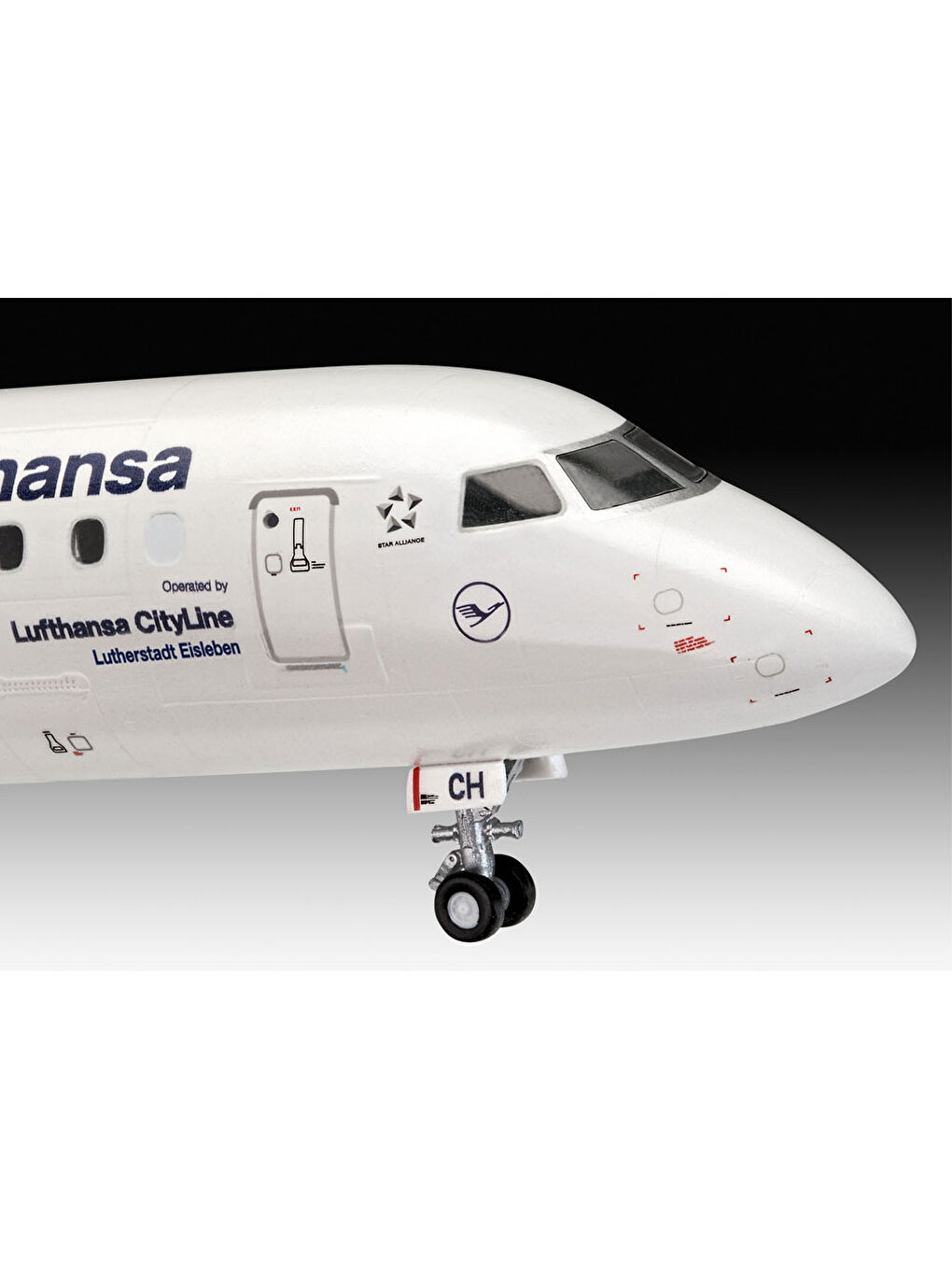 Revell Renksiz Maket Embraer 190 Lufthansa 03883 - 4