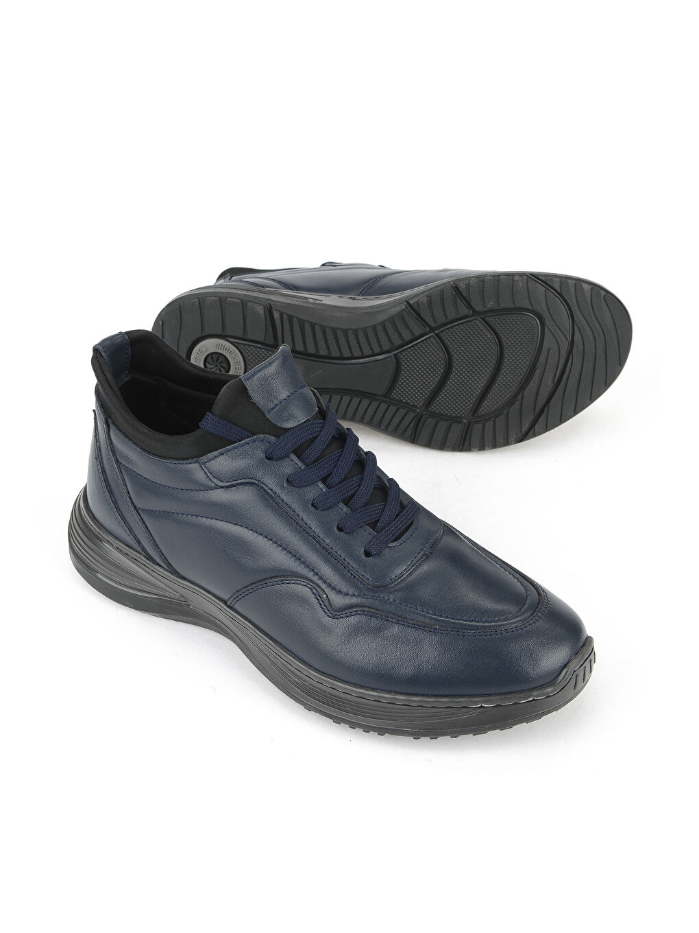 Erkek Hakiki Deri Ayakkabı 1531002Z3059 Lacivert-3