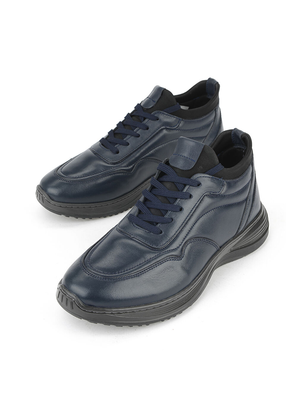 Erkek Hakiki Deri Ayakkabı 1531002Z3059 Lacivert-4