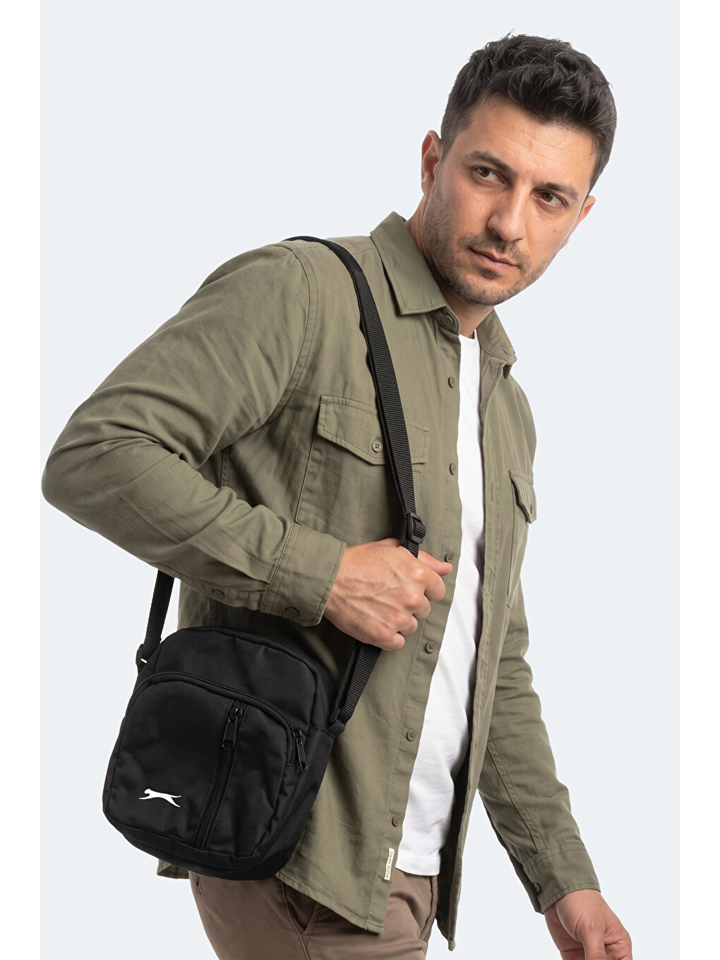 Gumıca Unisex Siyah Çapraz Çanta-3