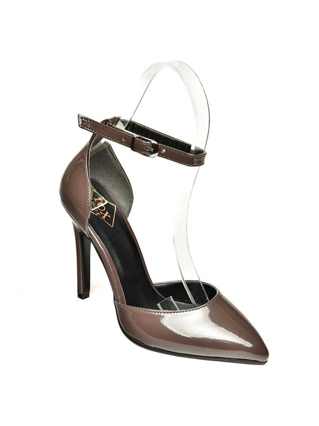 S3726647 Kahverengi Kadın Topuklu Ayakkabı-4