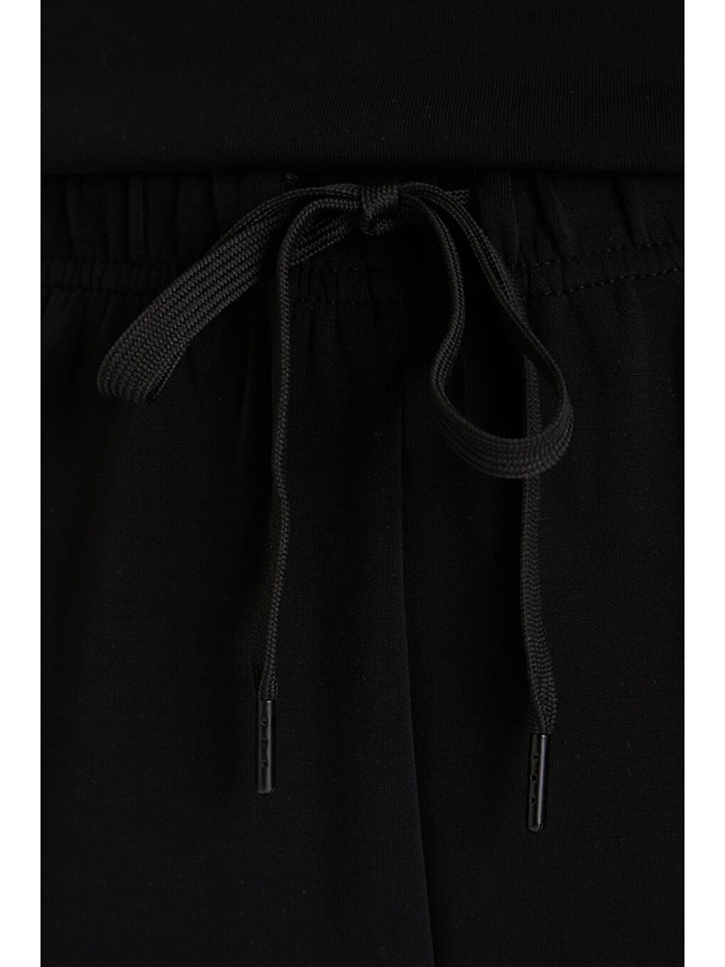 Siyah Onlmaya Regular Fit Normal Bel Geniş Paça Eşofman Altı 15361169-4