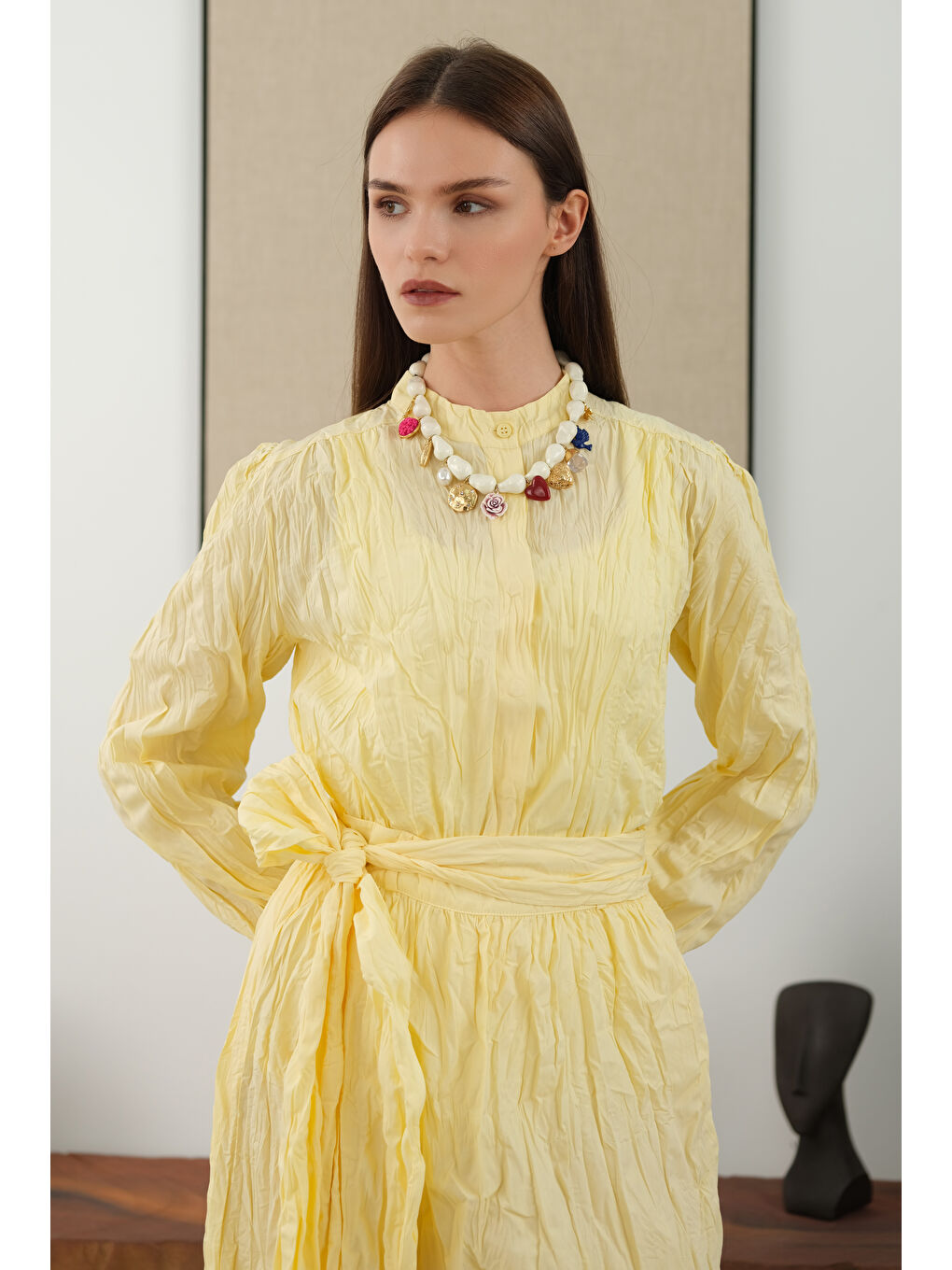 Kraşlı Takım Soft Sarı-3