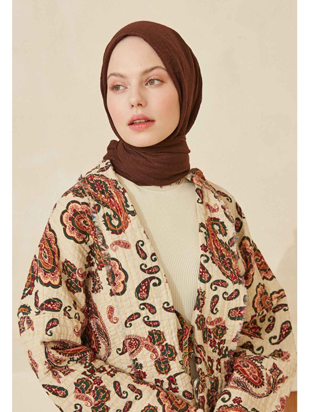 Kahverengi Bürümcük Şal Kakao-1