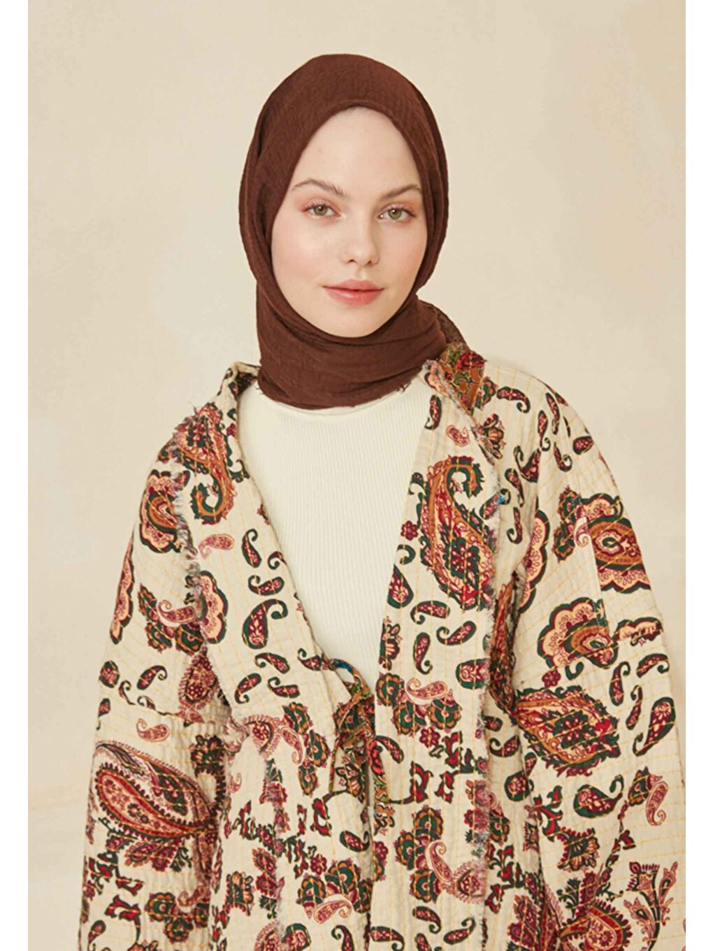 Kahverengi Bürümcük Şal Kakao-2