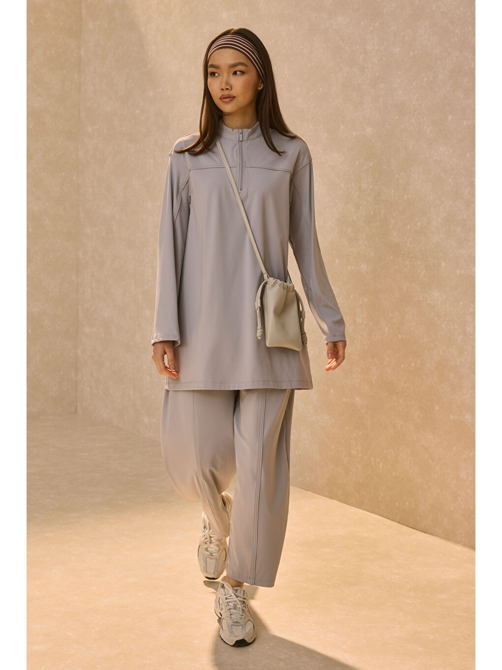 Roba Detaylı Takım Açık Gri
