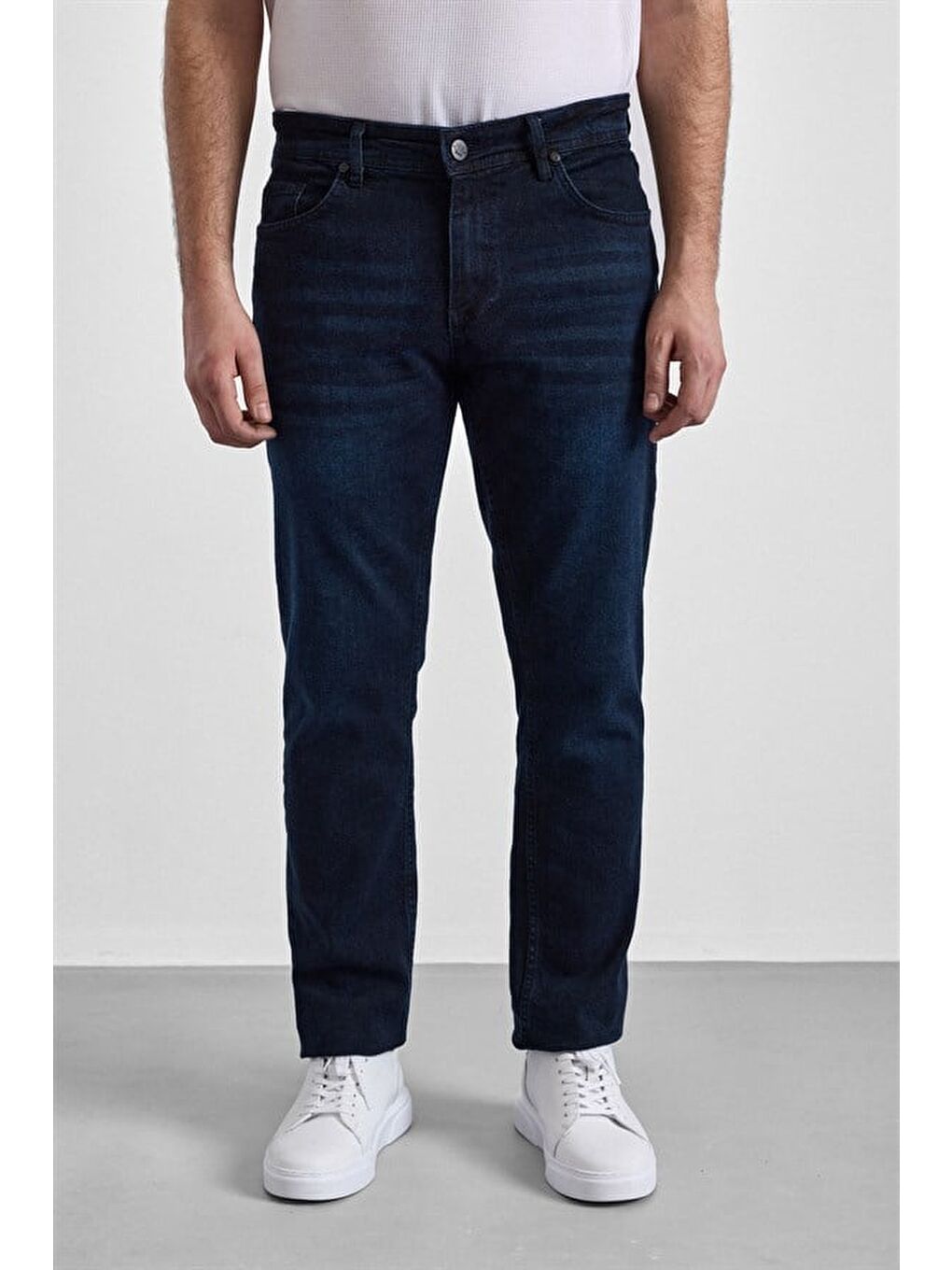 Lacivert Denim Pantolon-1