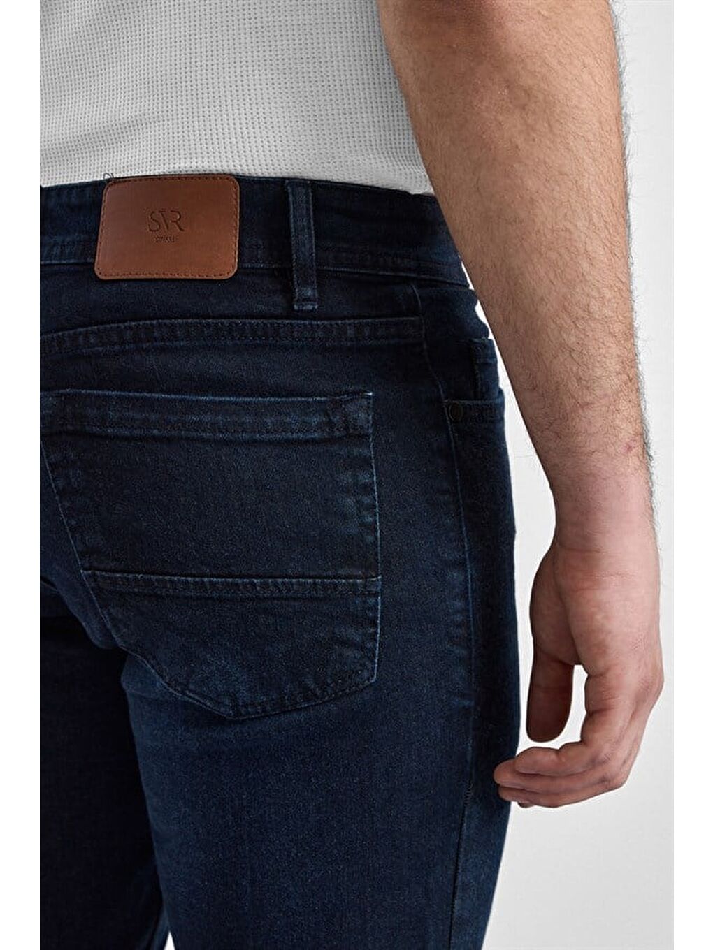 Lacivert Denim Pantolon-2