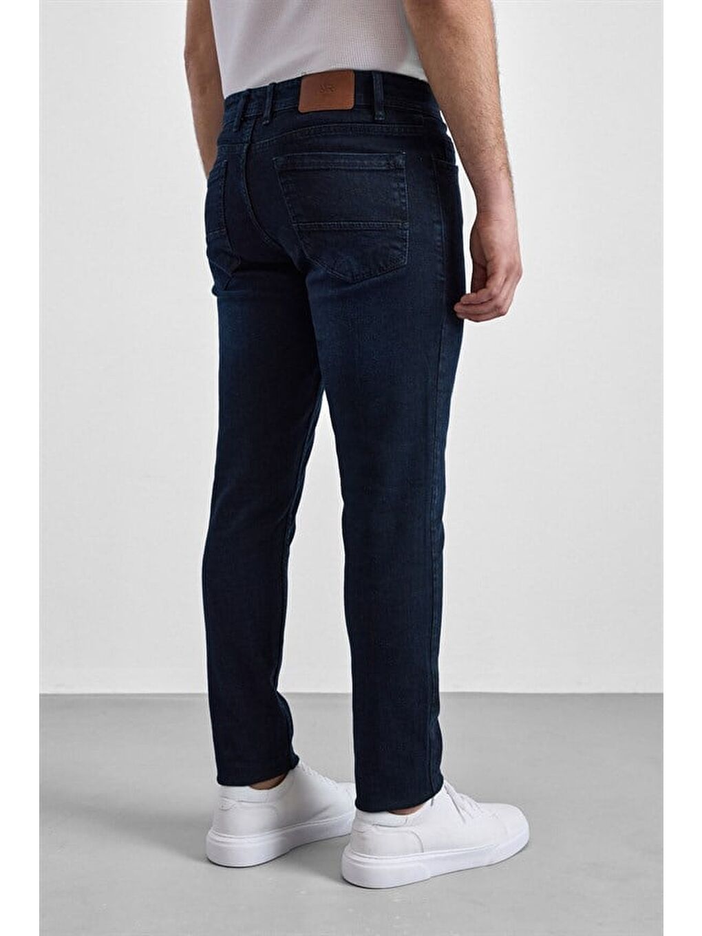 Lacivert Denim Pantolon-3