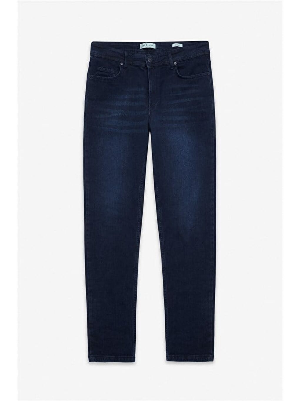 Lacivert Denim Pantolon-5