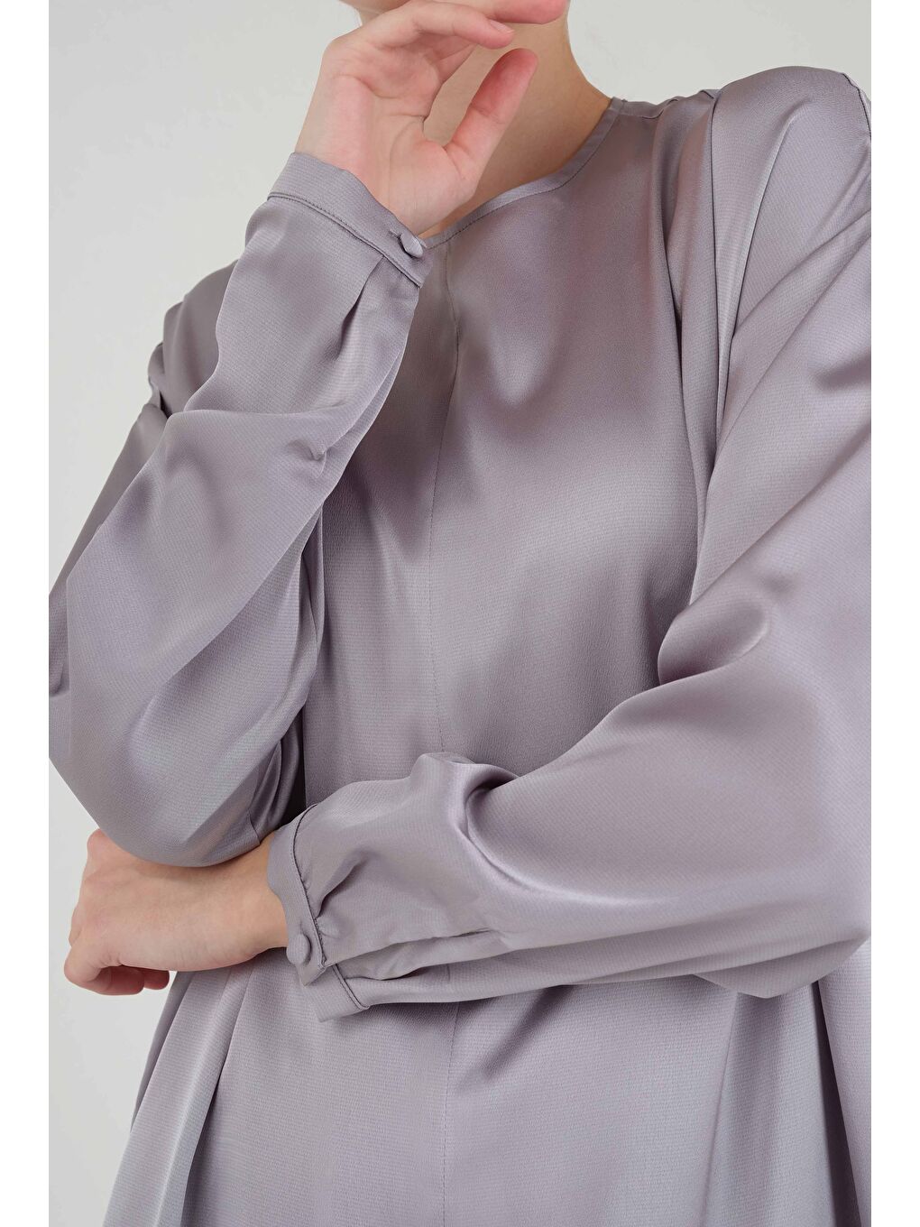 Basic Saten Takım Gri-3