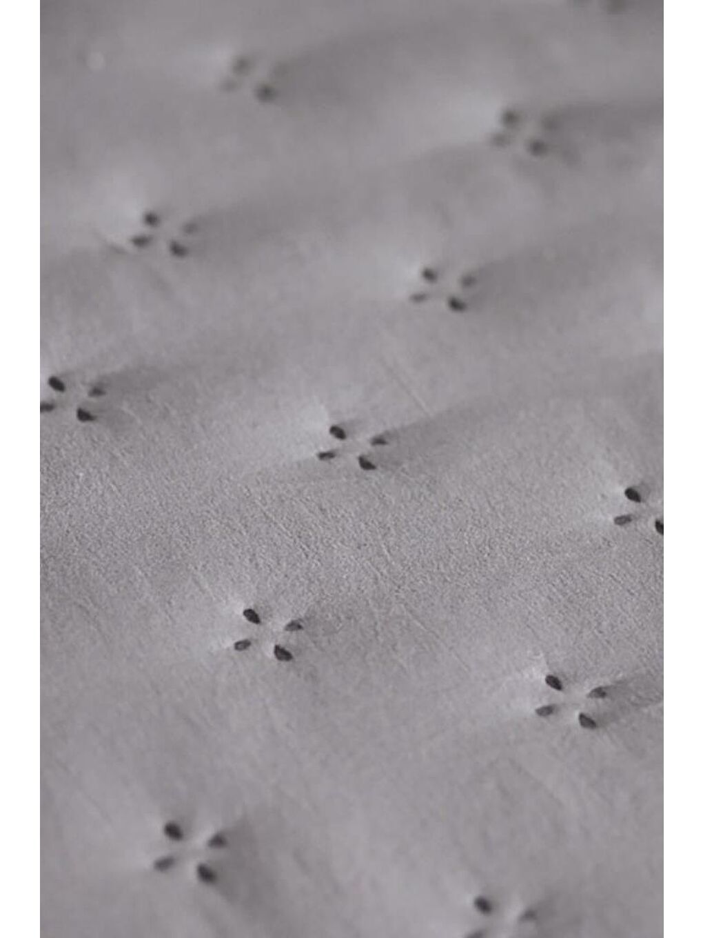 Kapinya Elyaf Dolgulu Çift Kişilik 240x260 Cm Yatak Örtüsü Gri-2