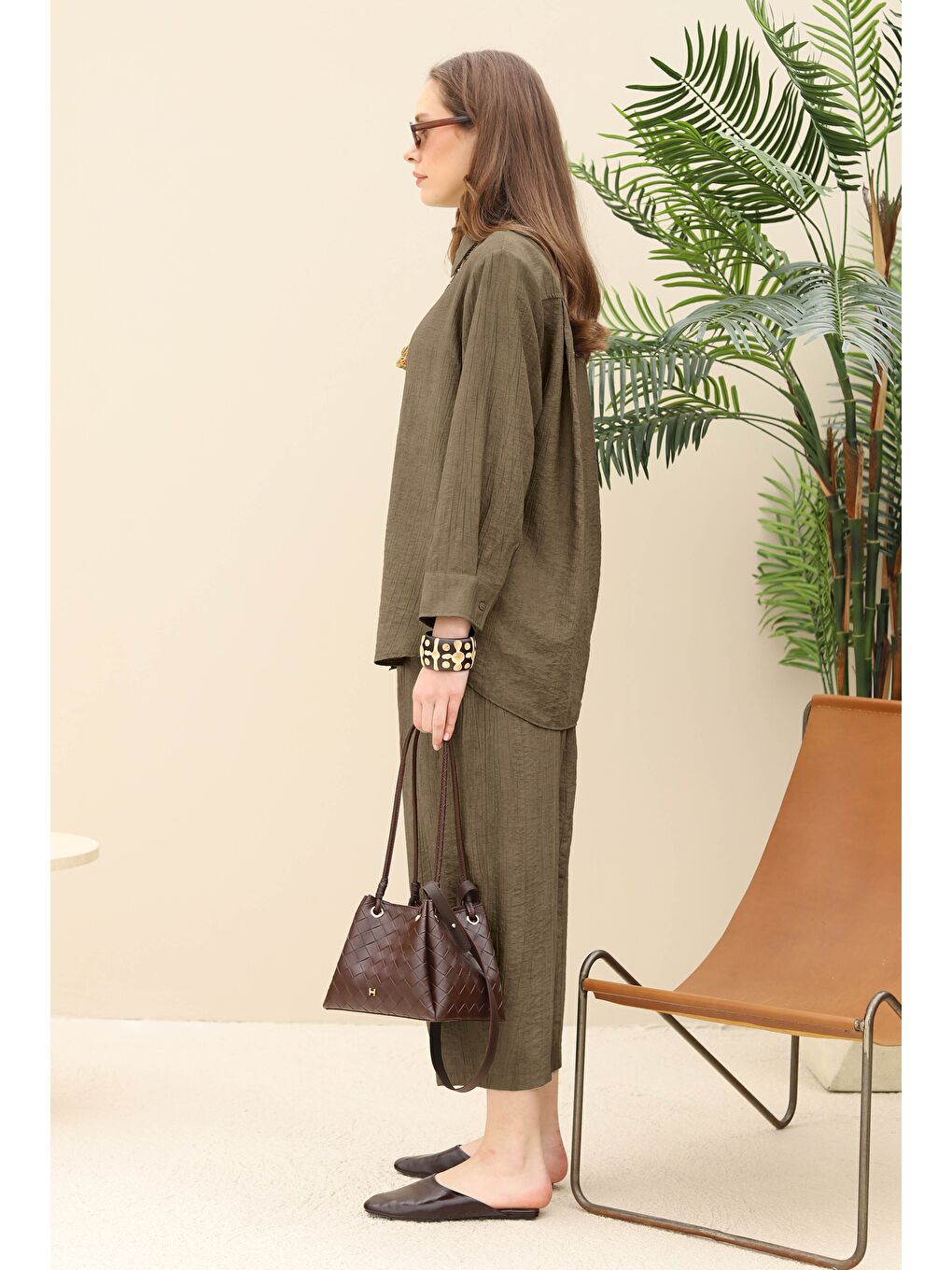 Efektli Basic Takım Haki-3