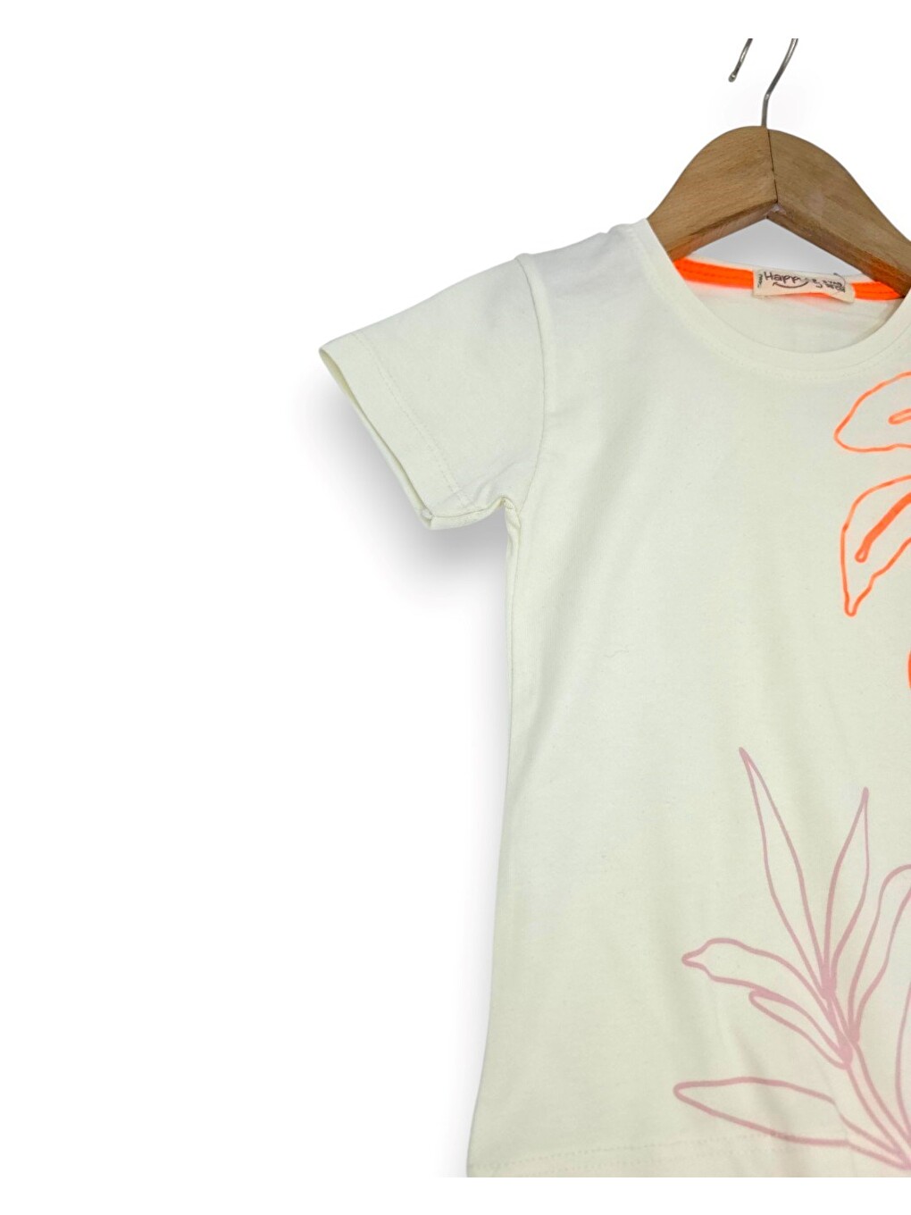 Pembe Kız Çocuk Yazlık 2-3-4-5-6 Yaş Pantolunlu T-shirtlü 2'li Yazlık Takım-2