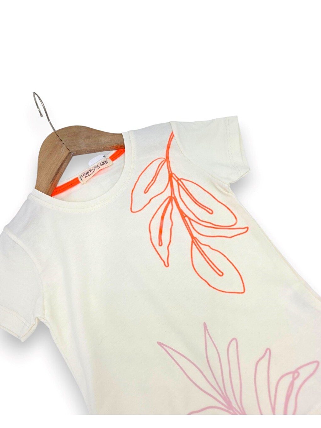 Pembe Kız Çocuk Yazlık 2-3-4-5-6 Yaş Pantolunlu T-shirtlü 2'li Yazlık Takım-4