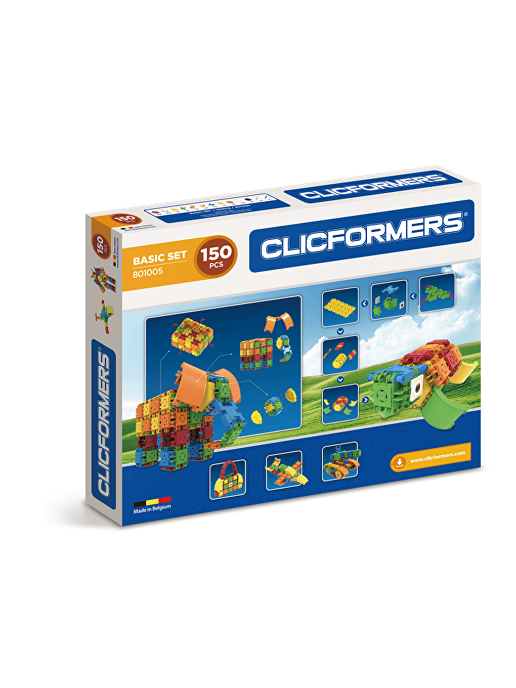 Clicformers Karışık Basic Set - 150 Parça