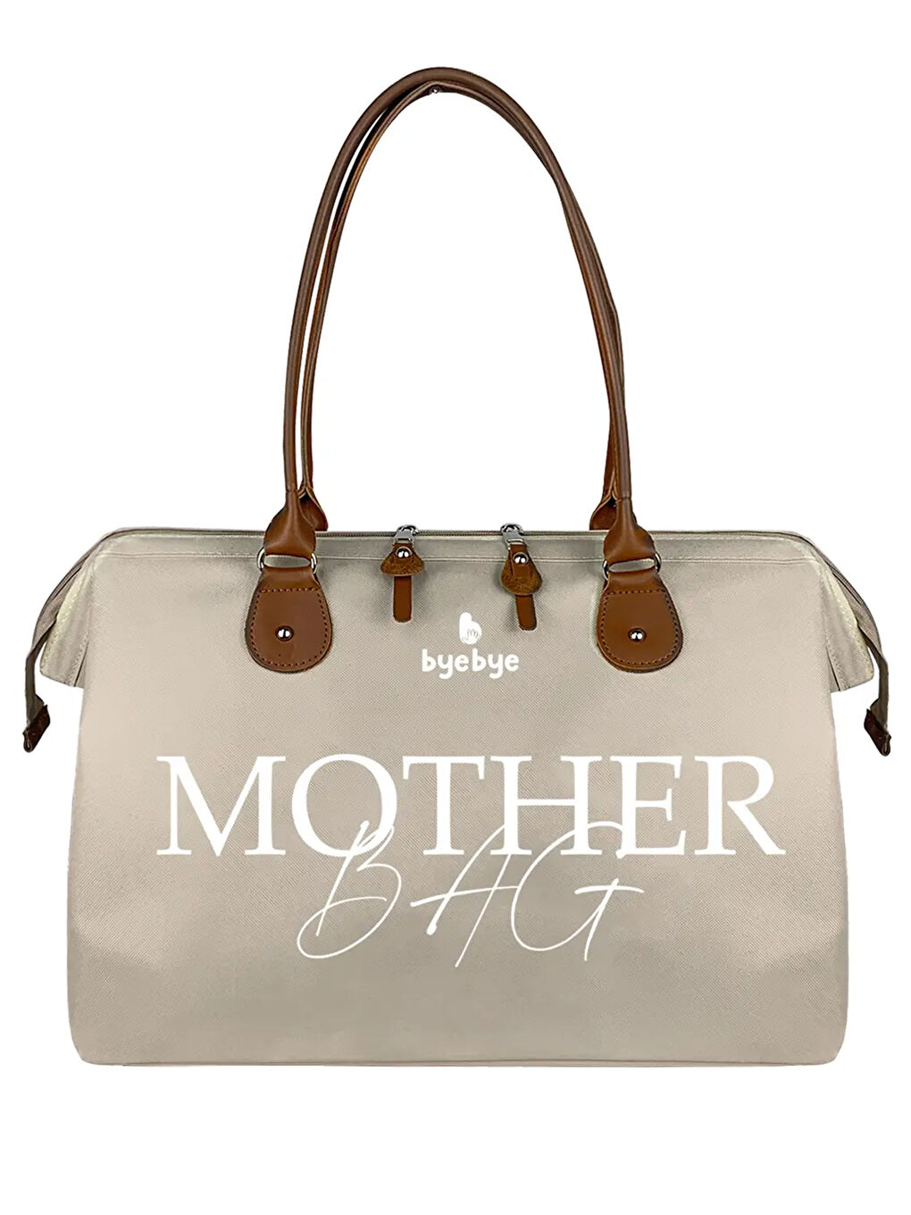 Byebye Mother Bag Anne Bebek Bakım ve Kadın Çantası Bej