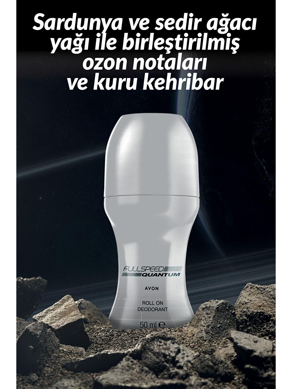 AVON Renksiz Full Speed Quantum Erkek Rollon 50 ml - 2