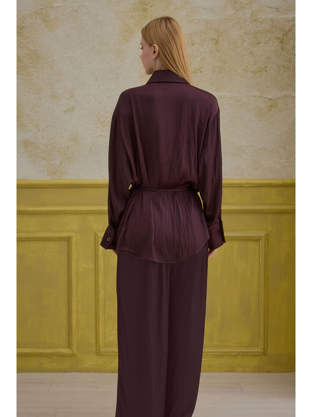 Dökümlü Takım Bordo-1