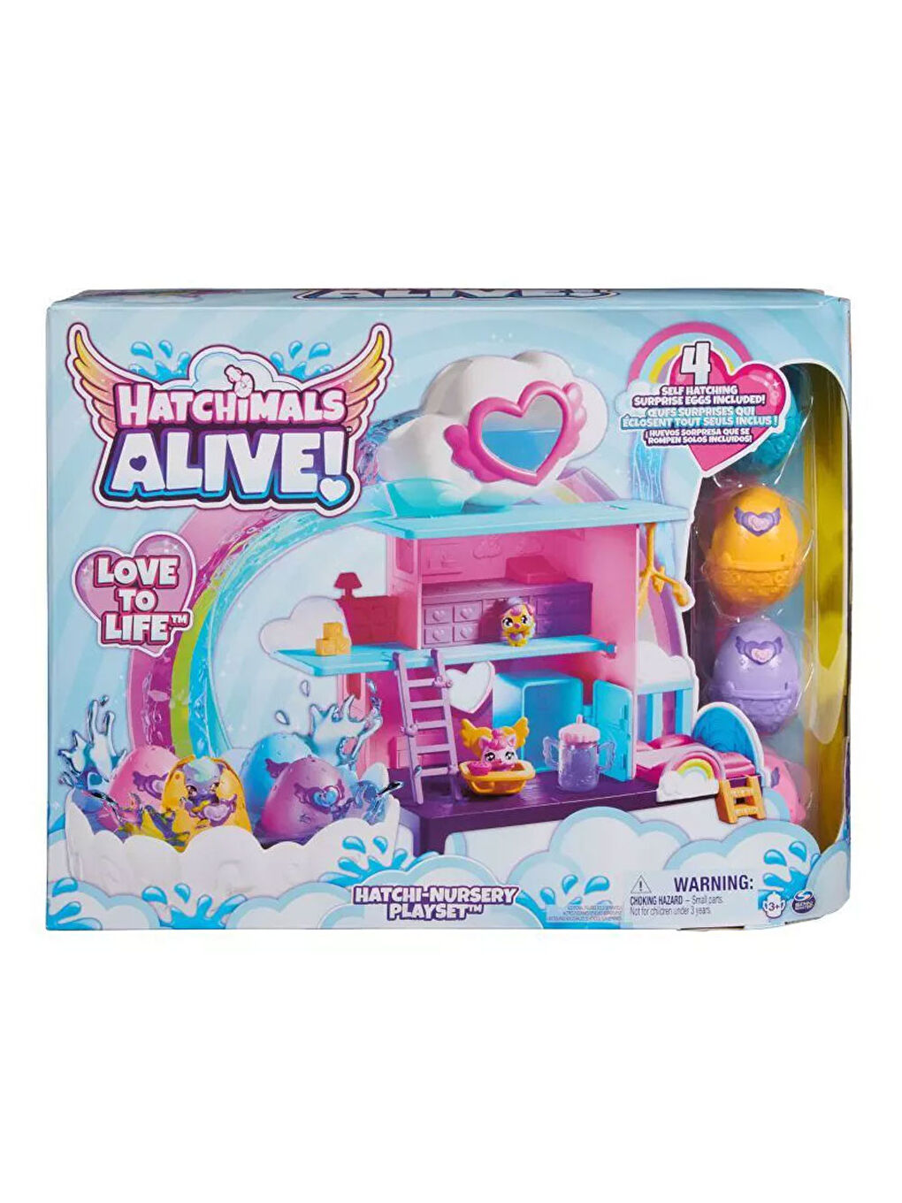 Hatchimals Renksiz Alive 4 Mini Sürpriz Kreş Oyun Seti 6067631-20143193 - 6