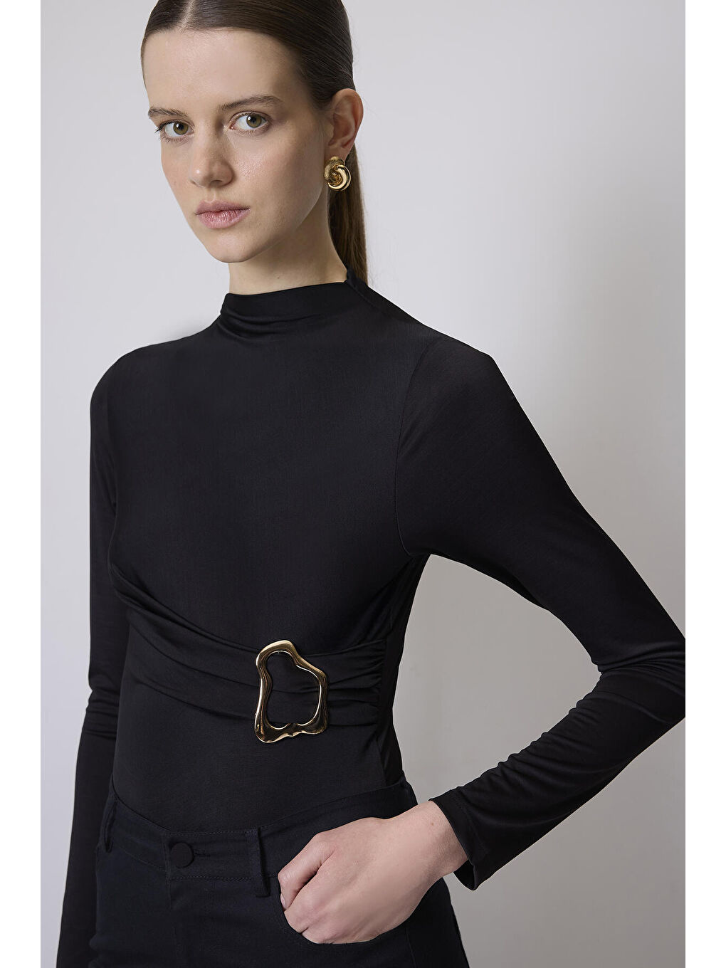 Siyah Gold Kemerli Body-1