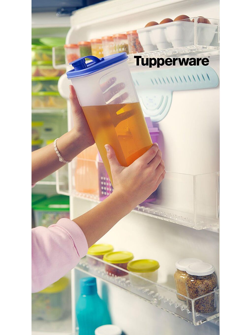 Tupperware Çok Amaçlı Sürahi 2L Mavi - 4