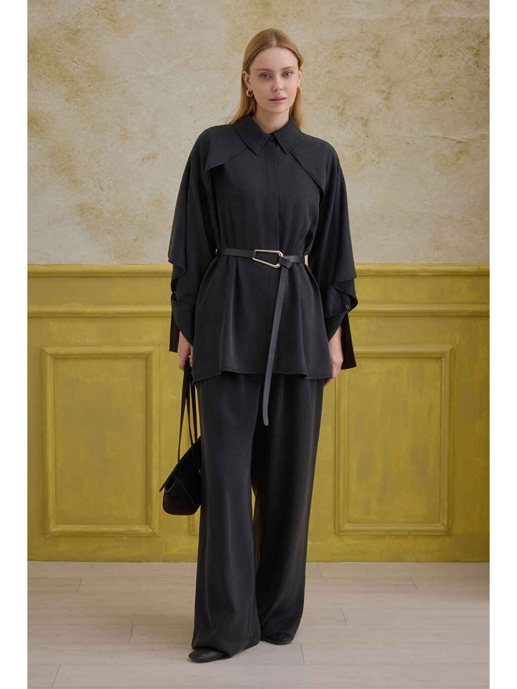 Aller Detaylı Takım Siyah