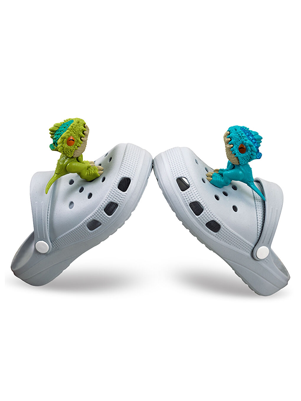 Gri Dinozor Erkek Çocuk Terlik-1