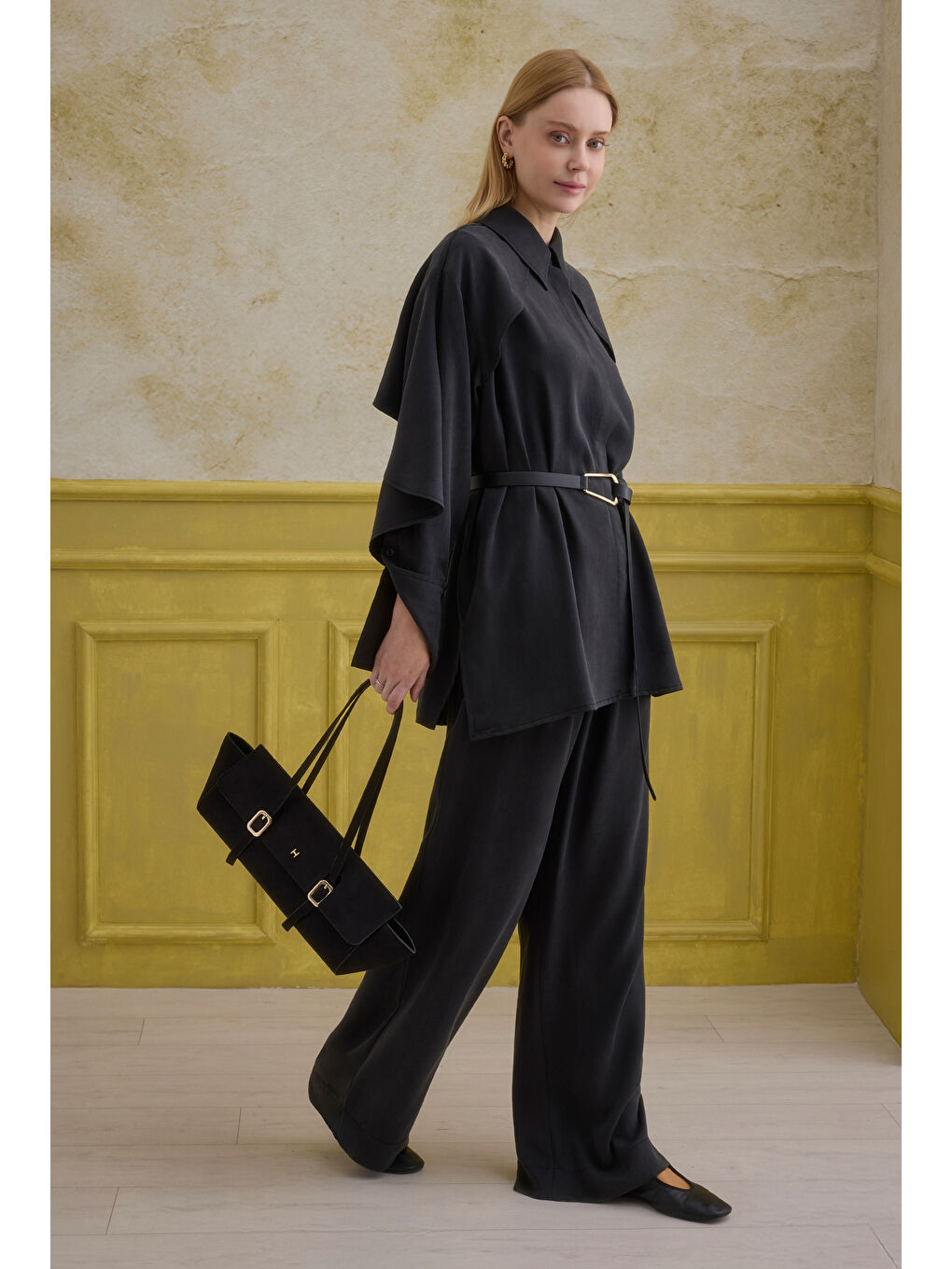 Aller Detaylı Takım Siyah-3