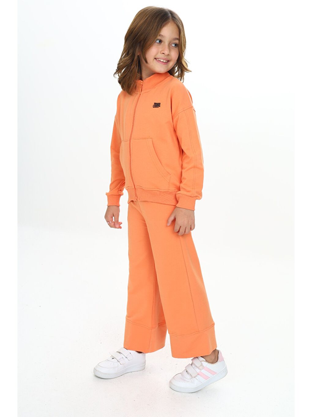 Pembe Kız Çocuk Nakışlı Eşofman Takım-1