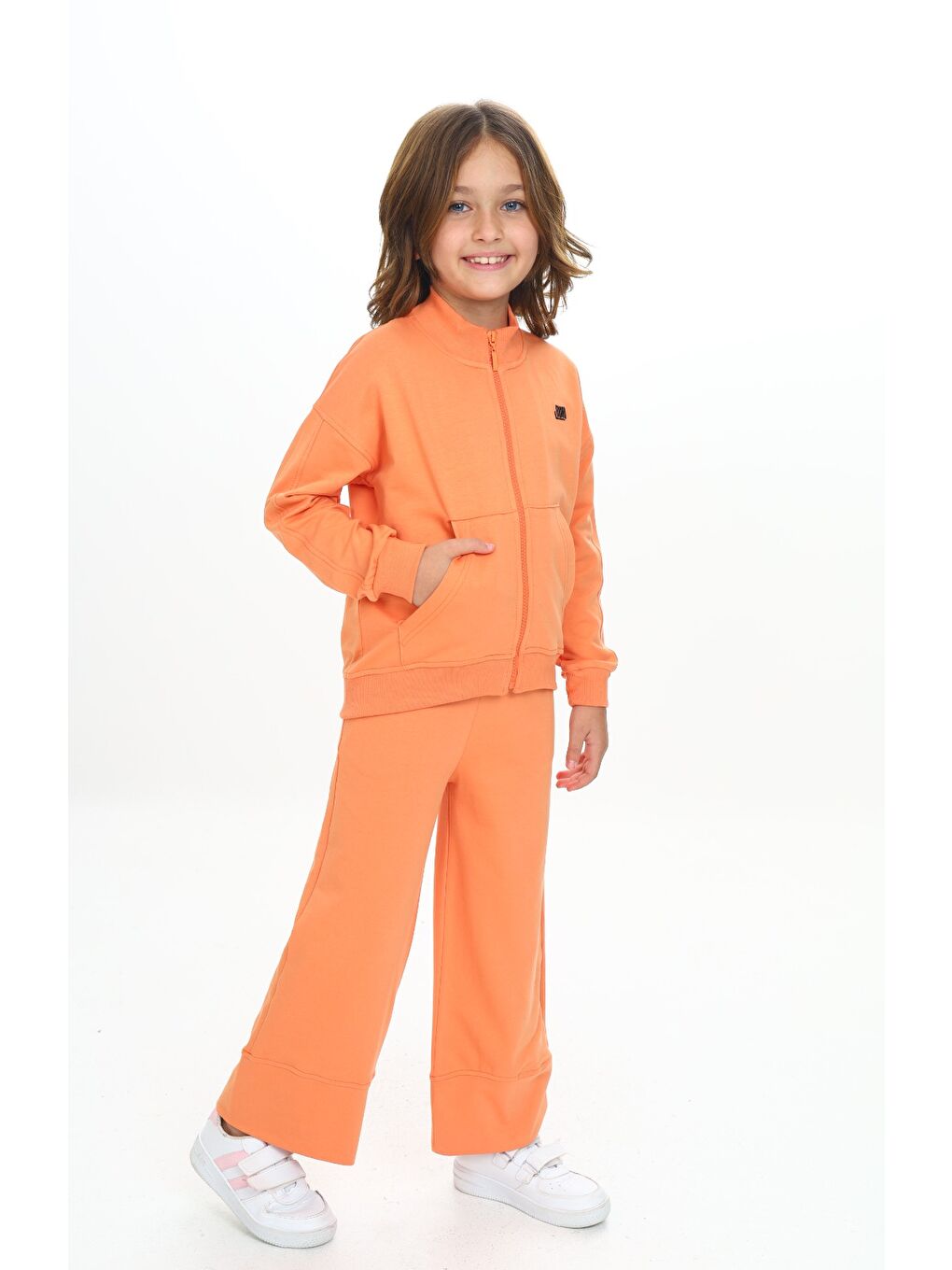 Pembe Kız Çocuk Nakışlı Eşofman Takım-2