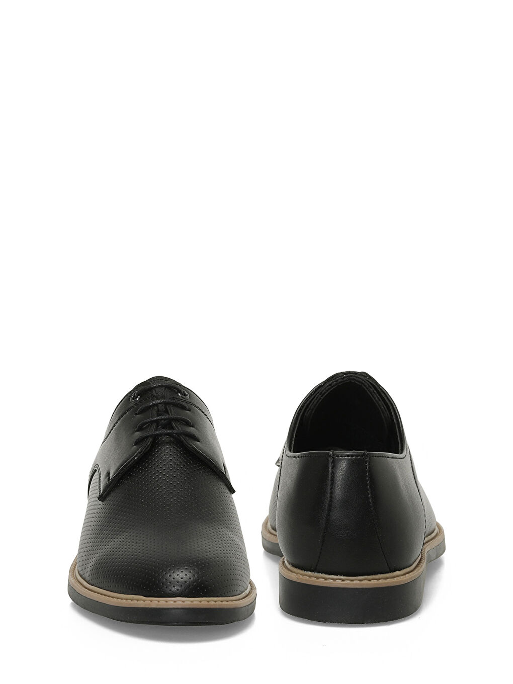 358237N.M 5FX Siyah Erkek Klasik Ayakkabı-4