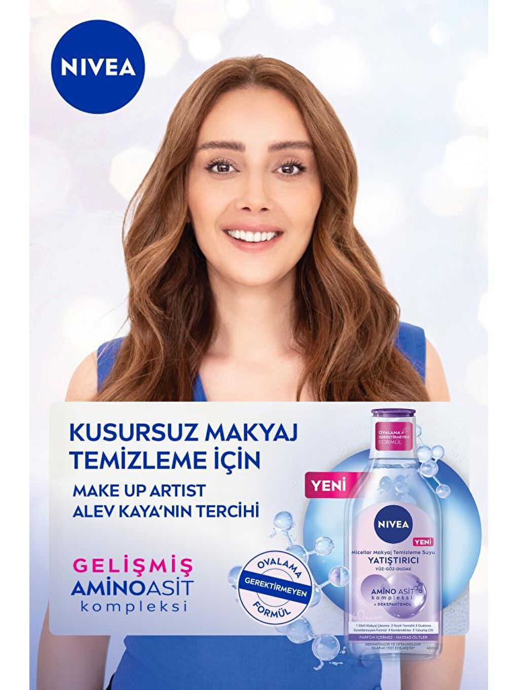 NIVEA Şeffaf Micellar Makyaj Temizleme Suyu Canlandırıcı Normal Ciltler 400 ml, Yüz, Göz Ve Dudak Temizleyici - 3