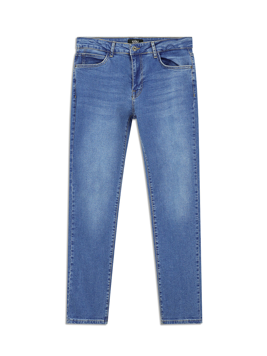 İndigo Slim Fit Dar Kesim Elastanlı Denim Pantolon-5