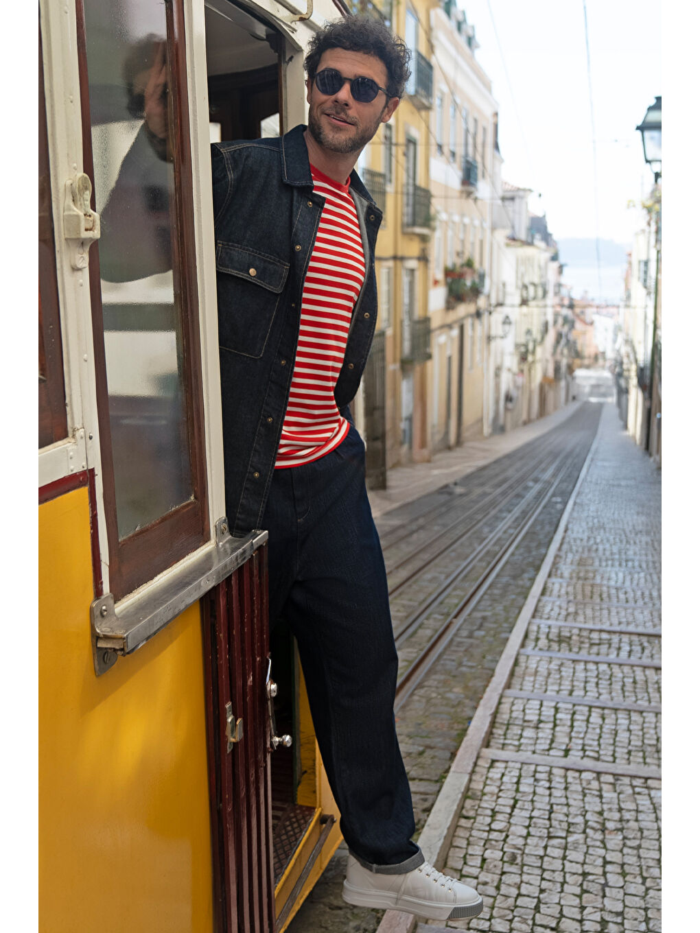 Lacivert Slim Fit Dar Kesim Pamuk Denim Jean Pantolon-1