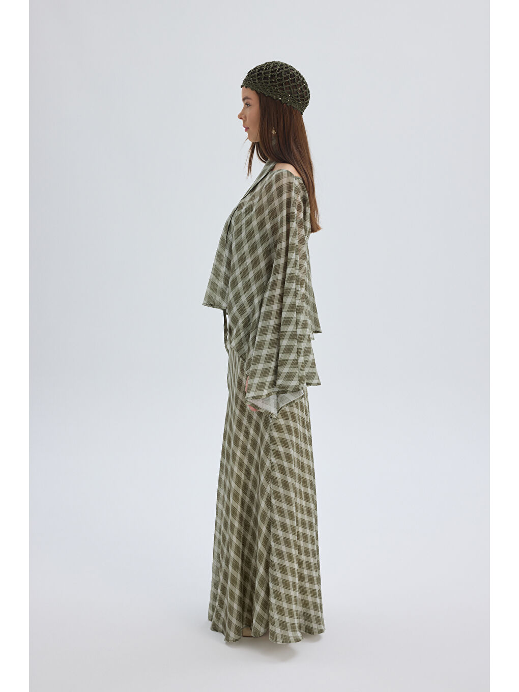 Marlowe Yeşil Ekose İkili Takım-2