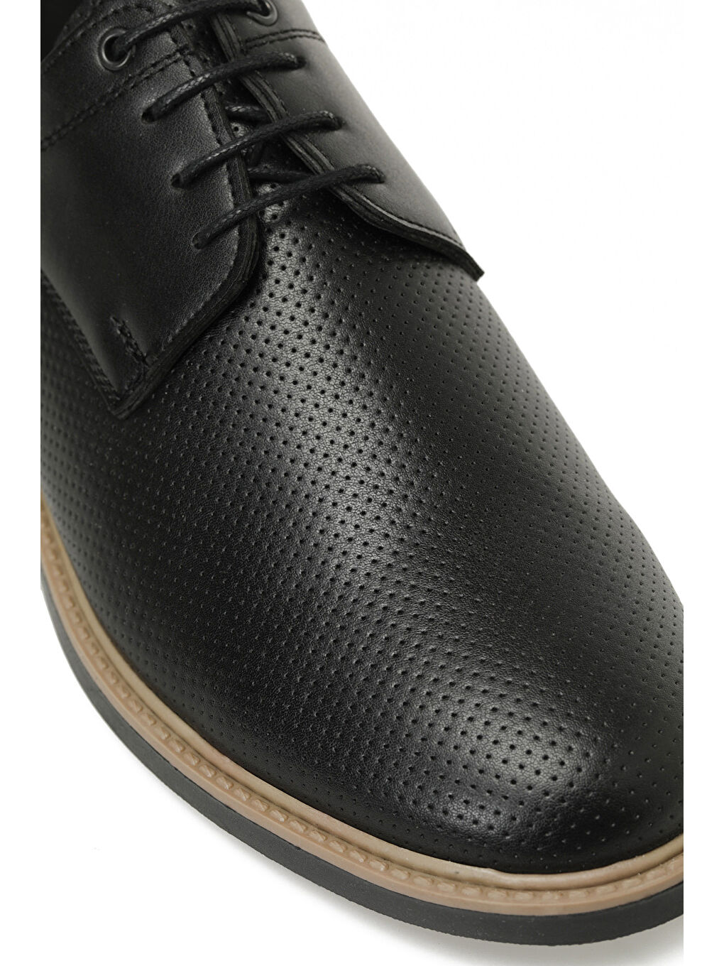 358237N.M 5FX Siyah Erkek Klasik Ayakkabı-6