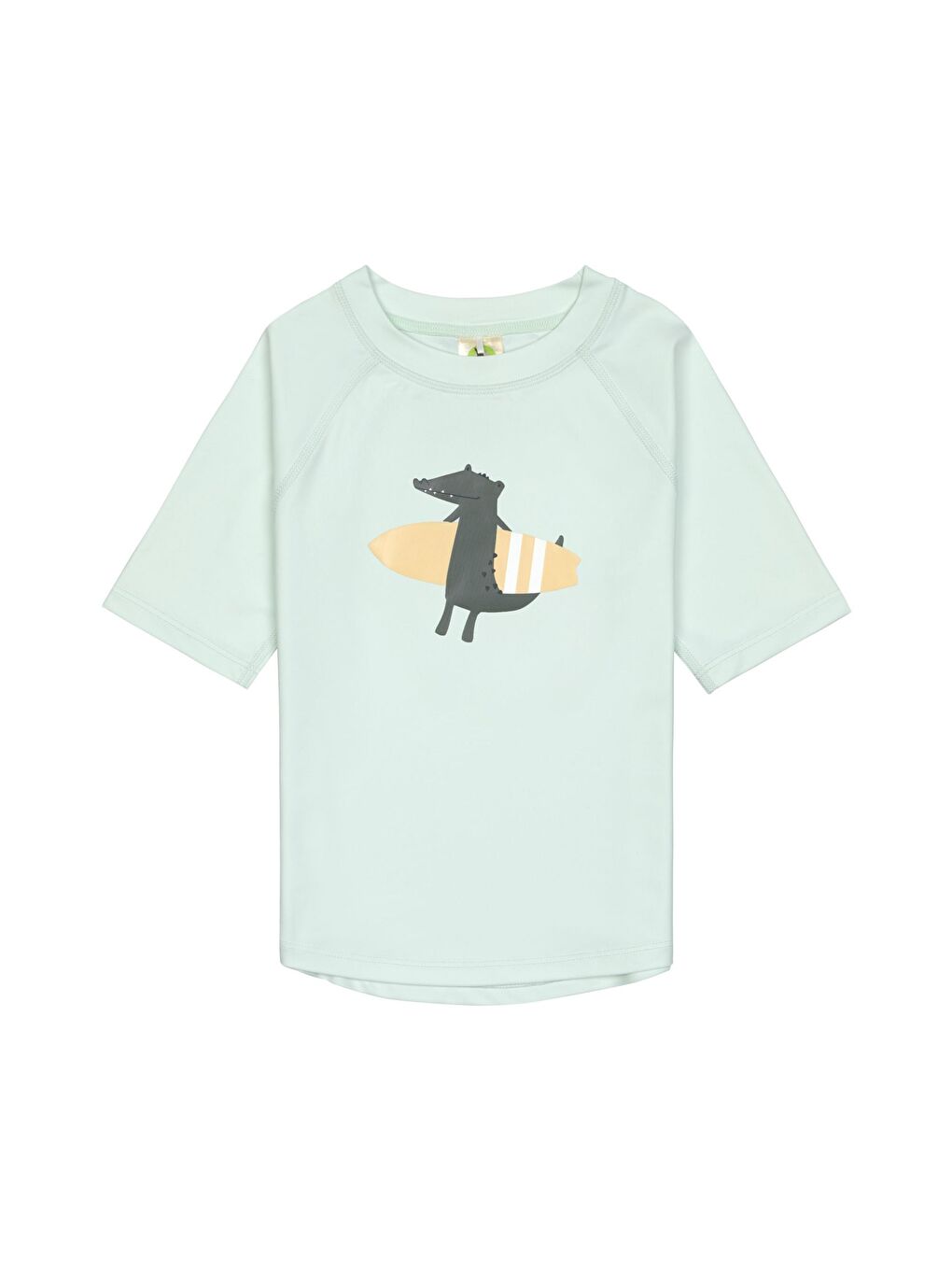 Mavi Crocodile UV Korumalı Kısa Kollu Mayo Tişört Sea Foam